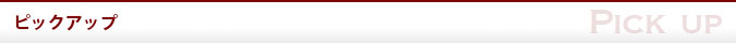 今月のピックアップ